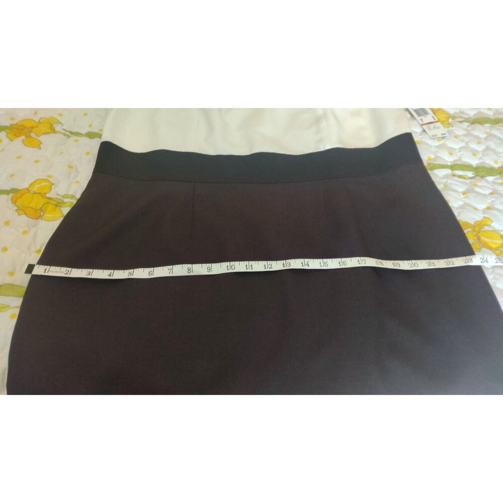 Nipon Boutique Women's 16W Colorblock Sleeveless Sheath Dress In Chocolate/White - Picture 15 of 15